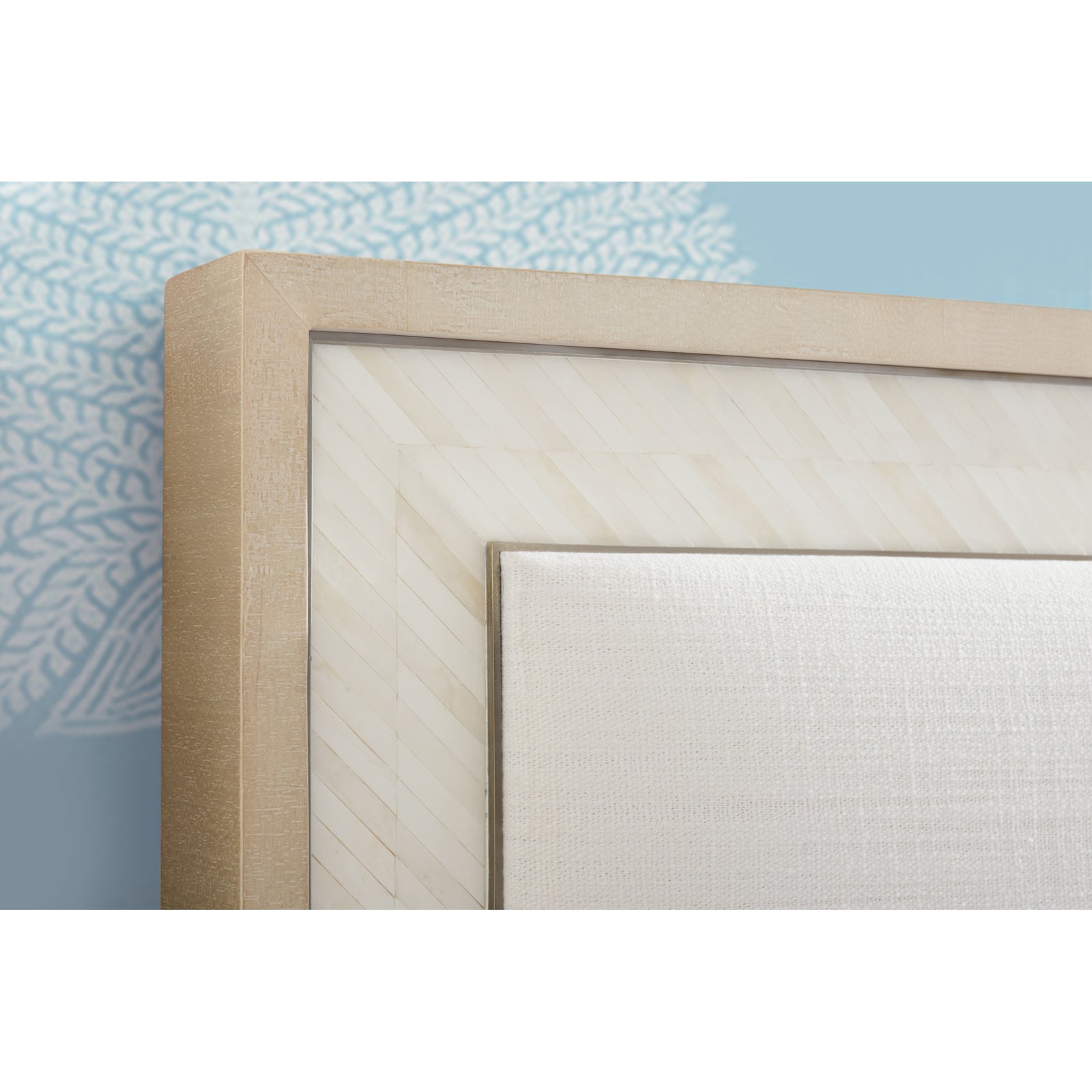 Jonathan Charles Tideline Bone & Linen Upholstered Bed - King (500389-USK-NDK-F058)
