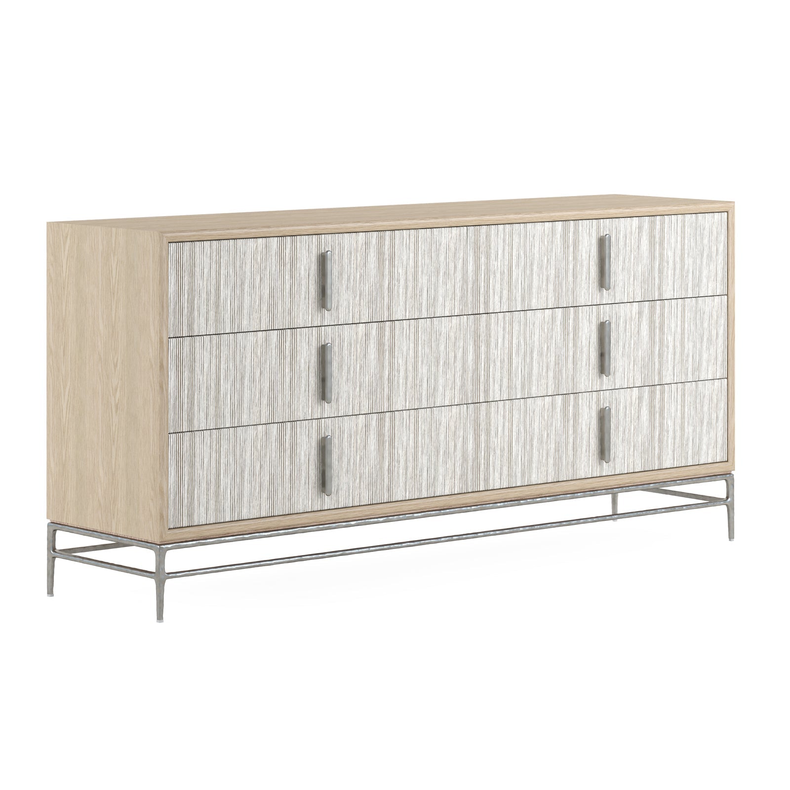 Jonathan Charles Clapotis Danish Cord Double Dresser (500390-BLO-DPC)