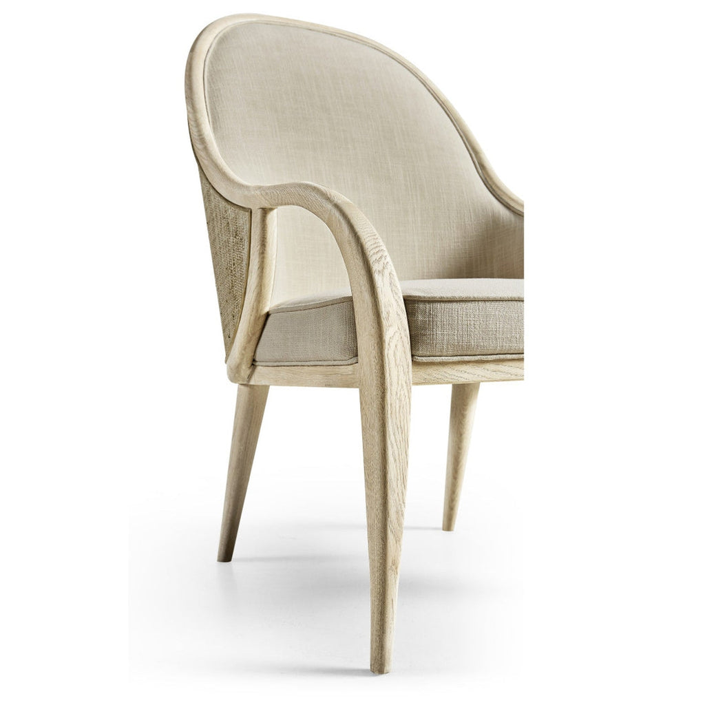 Jonathan Charles Basin Dining Arm Chair (500455-AC-BLO-F058) - Set of 2