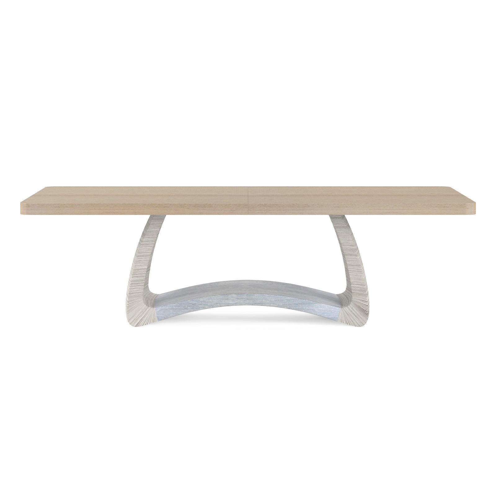 Jonathan Charles Swell Danish Cord Dining Table (500417-116L-BLO-DPC)