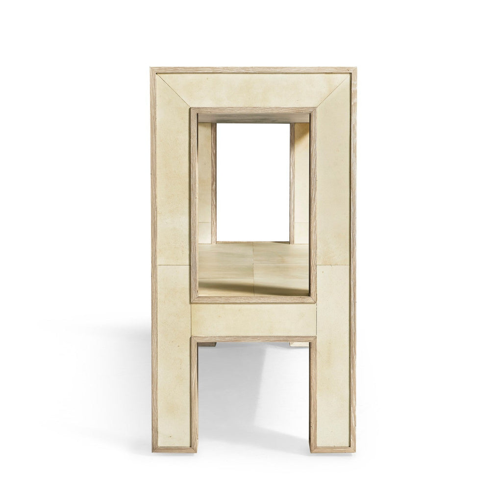 Jonathan Charles Hydra Parchment Console Table