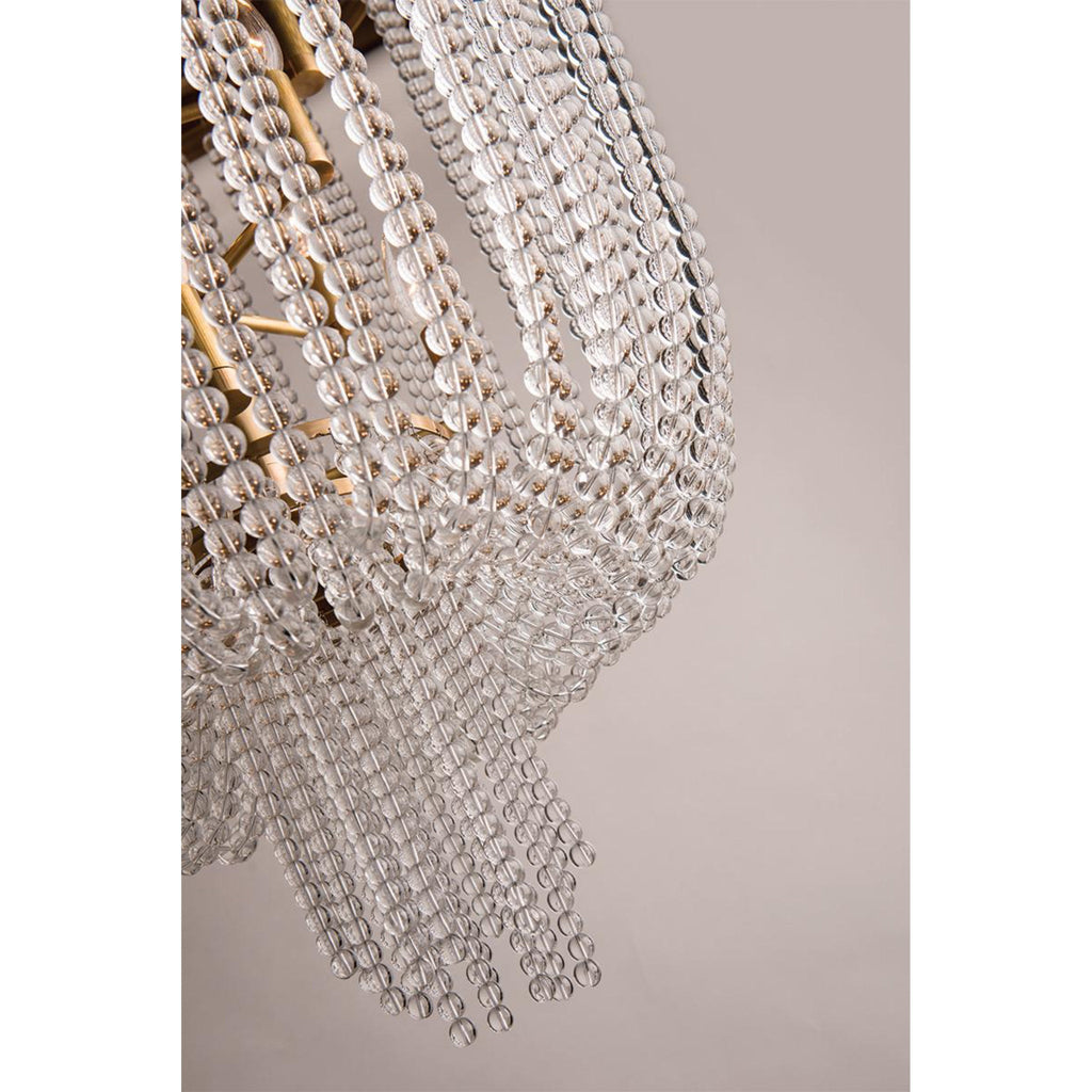 Royalton 12-Light Chandelier in Aged Brass 26L x 26W x 37.5H