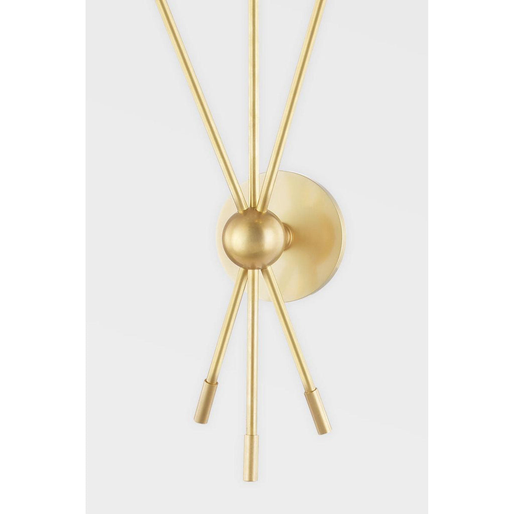 Saratoga 16-Light Chandelier in Aged Brass 62.5L x 62.5W x 42.5H
