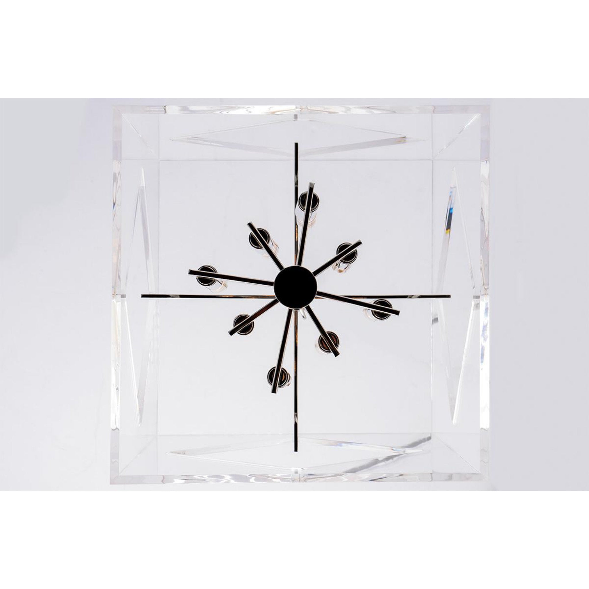 Travis 8-Light Chandelier in Polished Nickel 20L x 20W x 26.5H