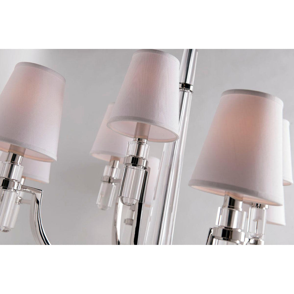 Dayton 9-Light Chandelier in Aged Brass 33L x 33W x 25.75H