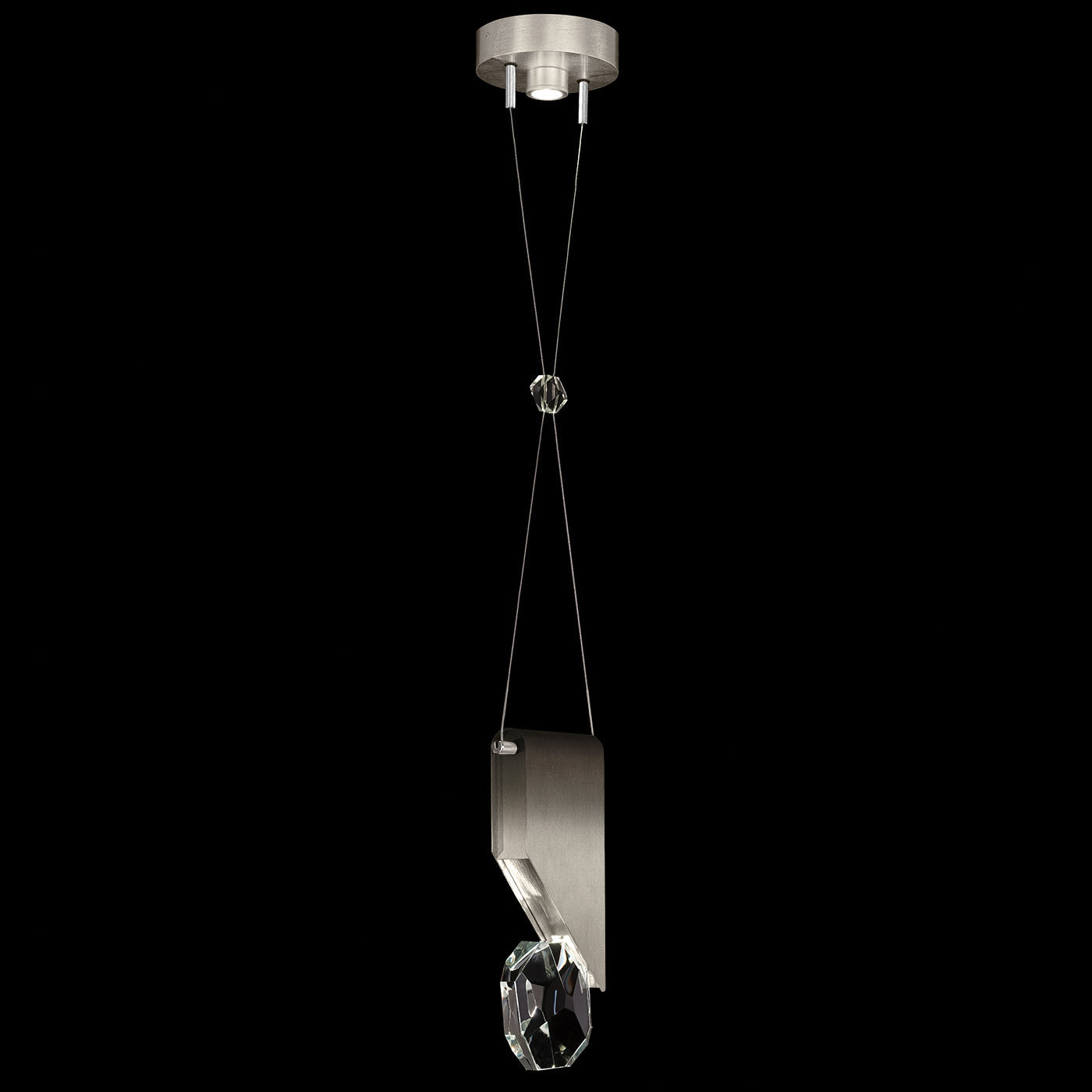 Fine Art Handcrafted Lighting Aria 7.25" Round Pendant