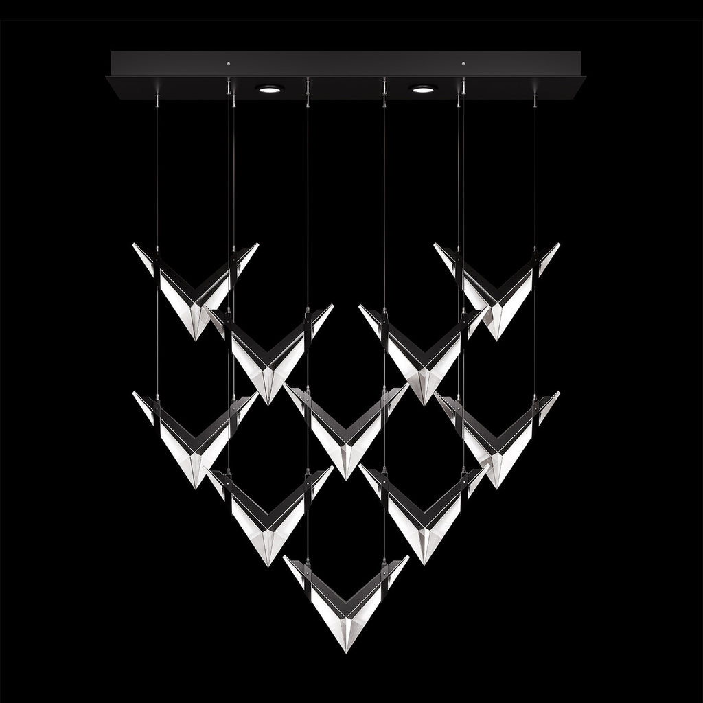 Fine Art Blade 48"W Rectangular Pendant