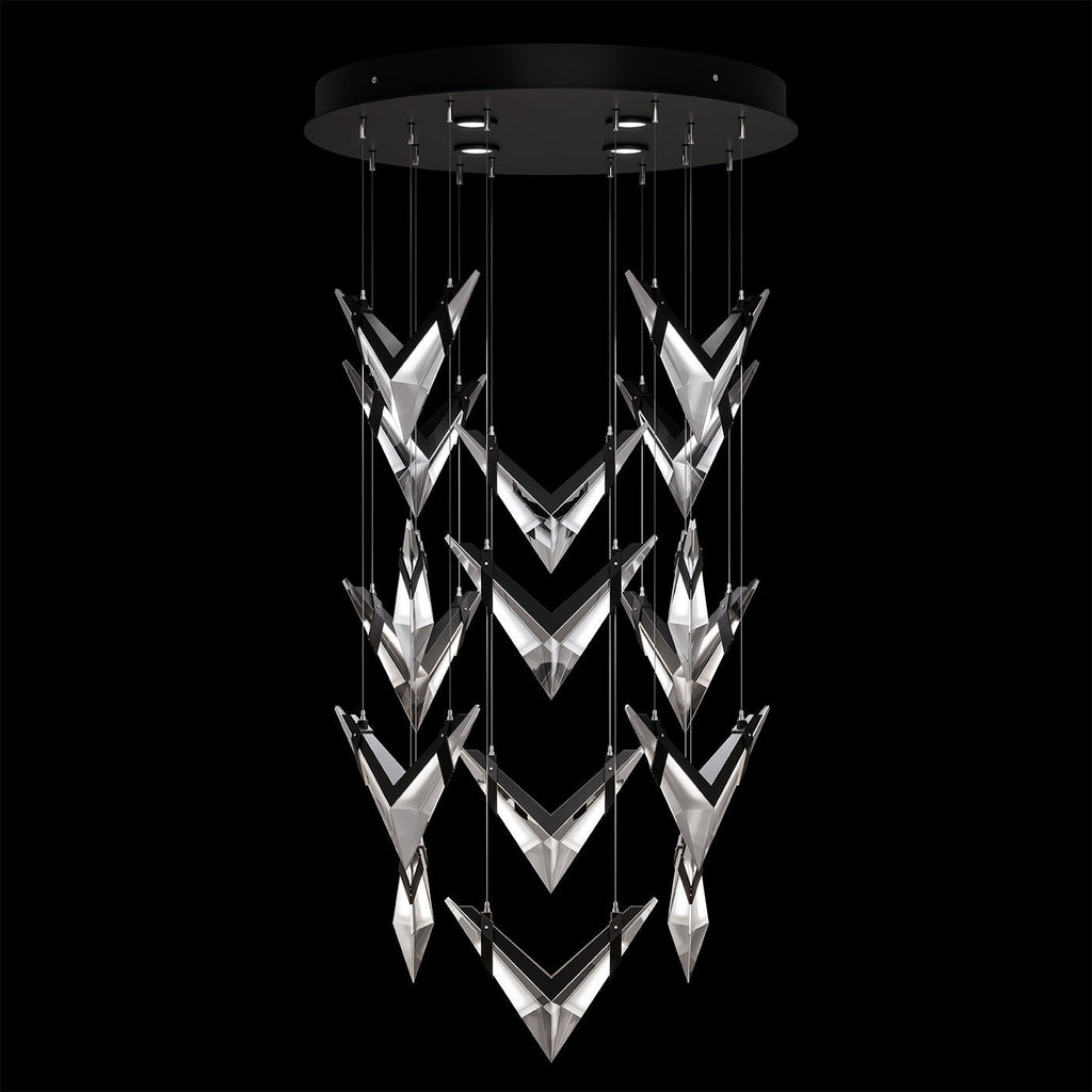 Fine Art Blade 32"W Round Pendant
