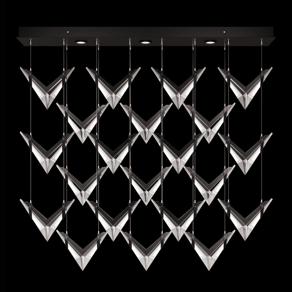 Fine Art Blade 62"W Rectangular Pendant
