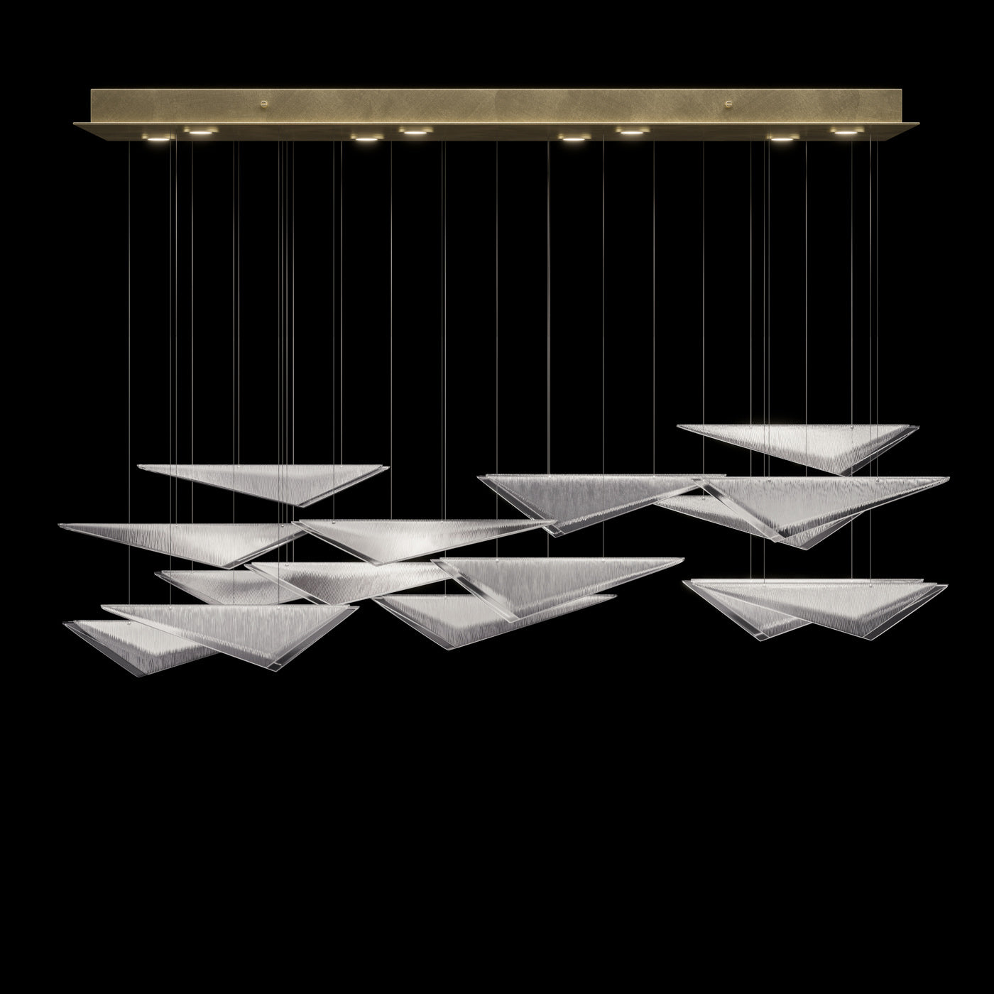 Fine Art Volo 4000 Lumens 58"W Rectangular Pendant
