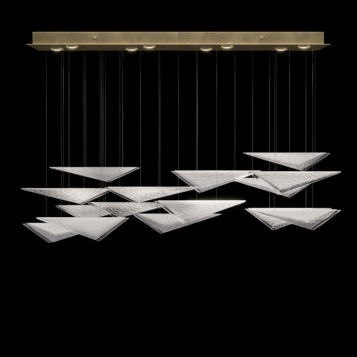 Fine Art Volo 4000 Lumens 58"W Rectangular Pendant