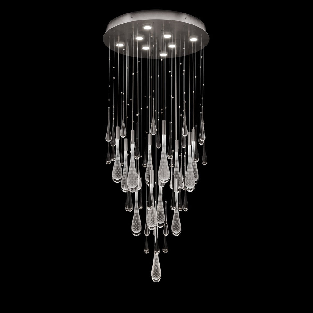 Fine Art Rain 32"W Round Pendant