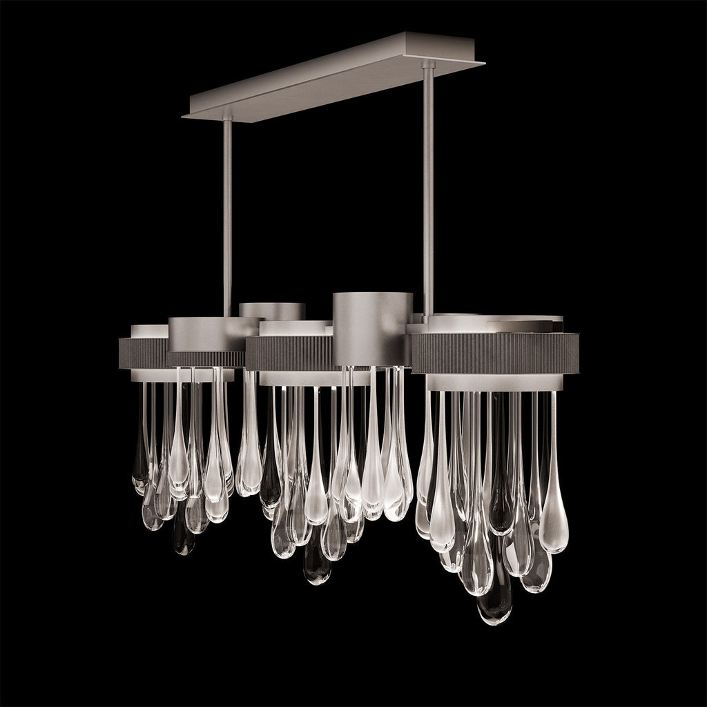 Fine Art Rain 56.25"W Linear Pendant