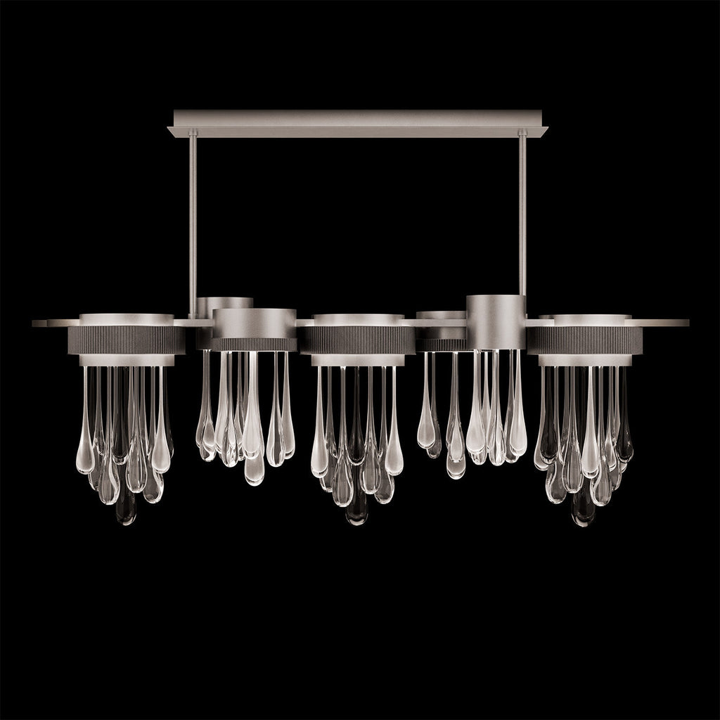 Fine Art Rain 56.25"W Linear Pendant