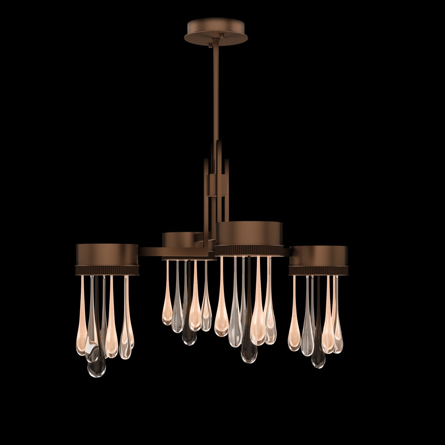 Fine Art Rain 33"W Round Pendant