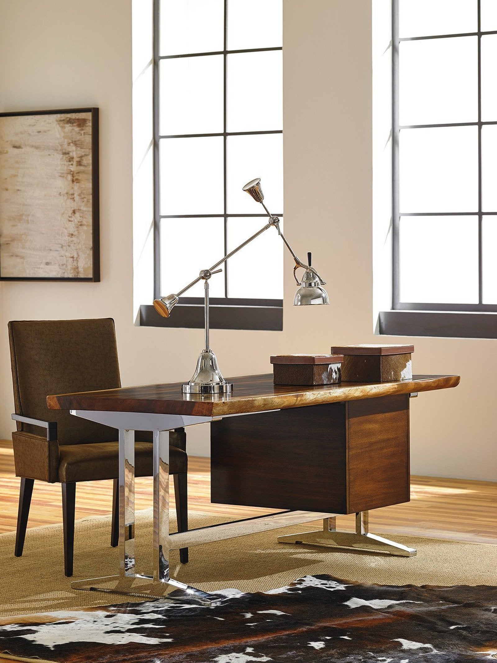 Sligh Studio Designs La Costa Live Edge Writing Desk