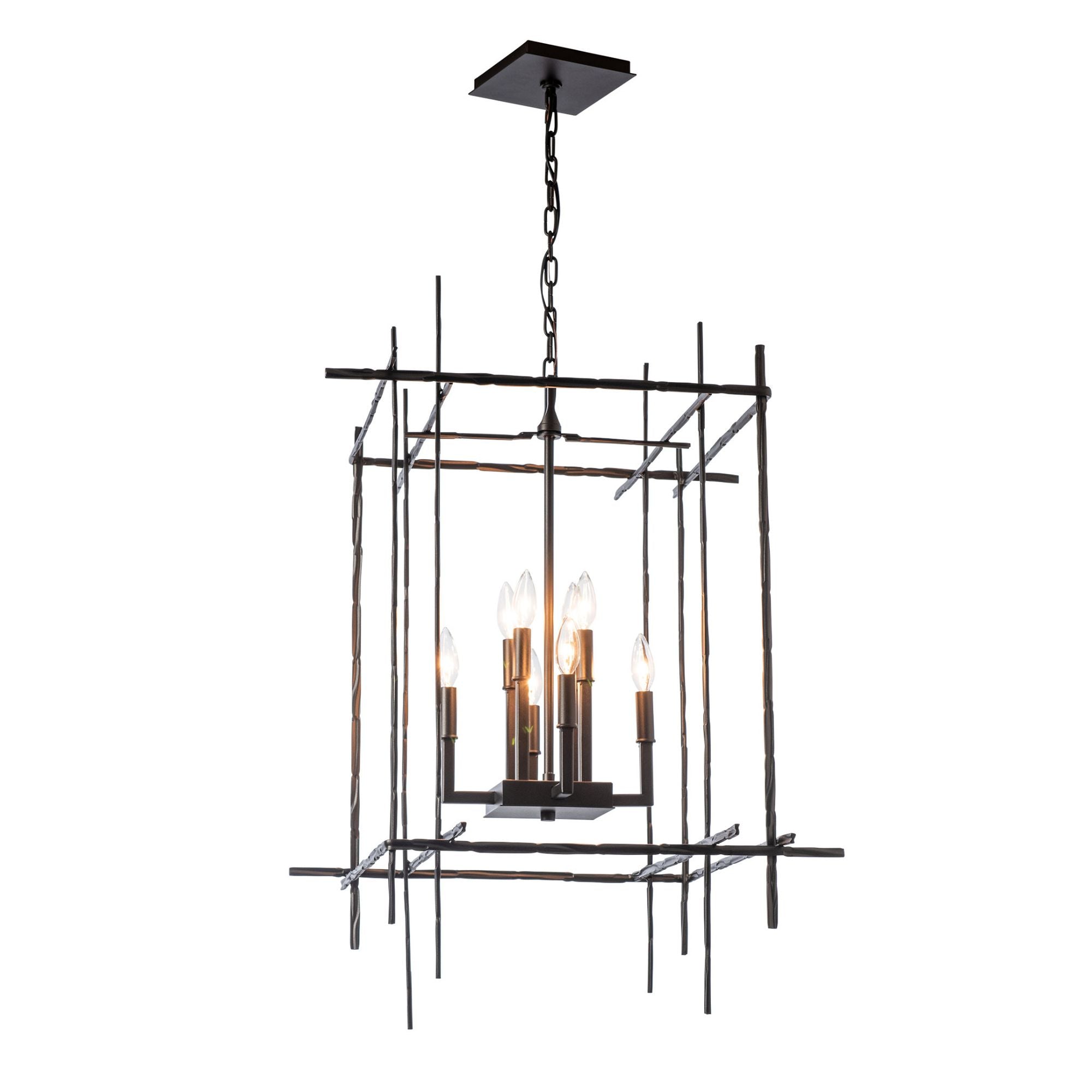 Tura 8-Light Large Chandelier 8-Light in Oil Rubbed Bronze
