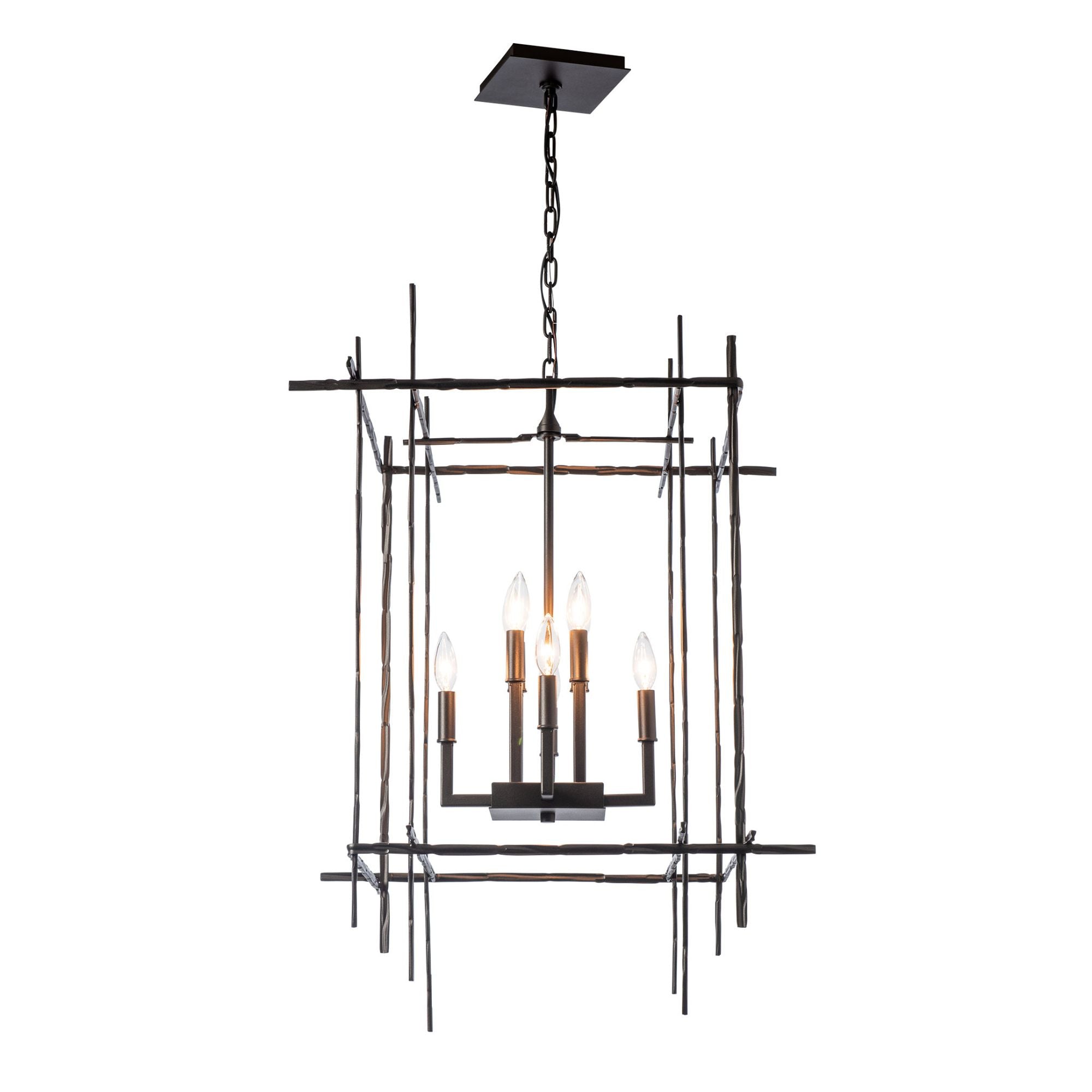 Tura 8-Light Large Chandelier 8-Light in Oil Rubbed Bronze