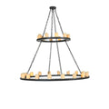 Meyda Tiffany Twenty-Eight Light Up Lighting Two Tier Chandelier from the Loxley Collection