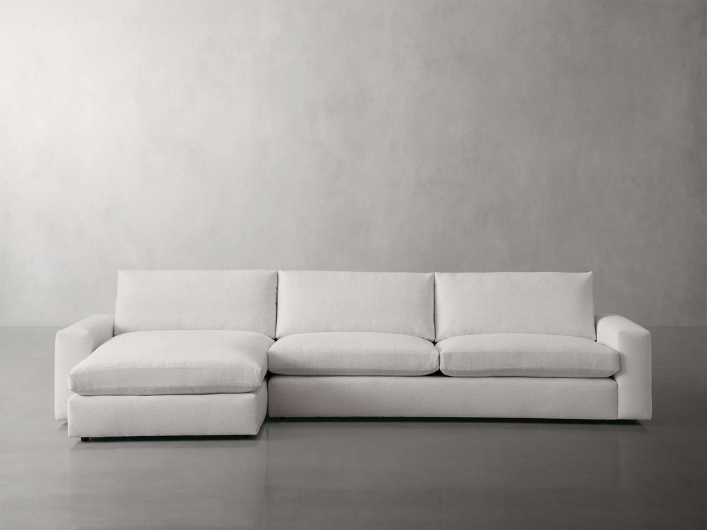 Kipton Wide Arm Two-Piece Chaise Sectional