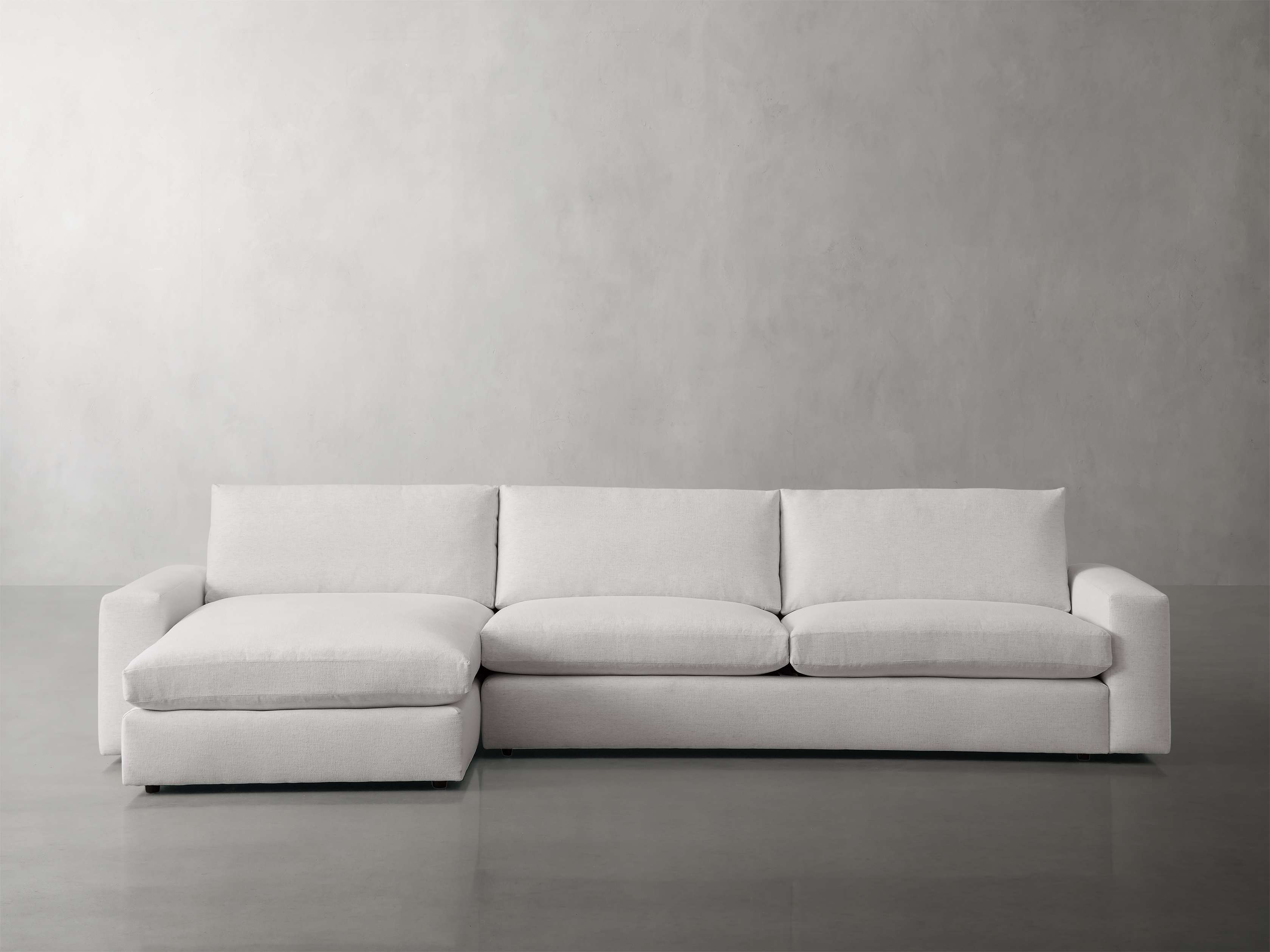Kipton Wide Arm Two-Piece Chaise Sectional