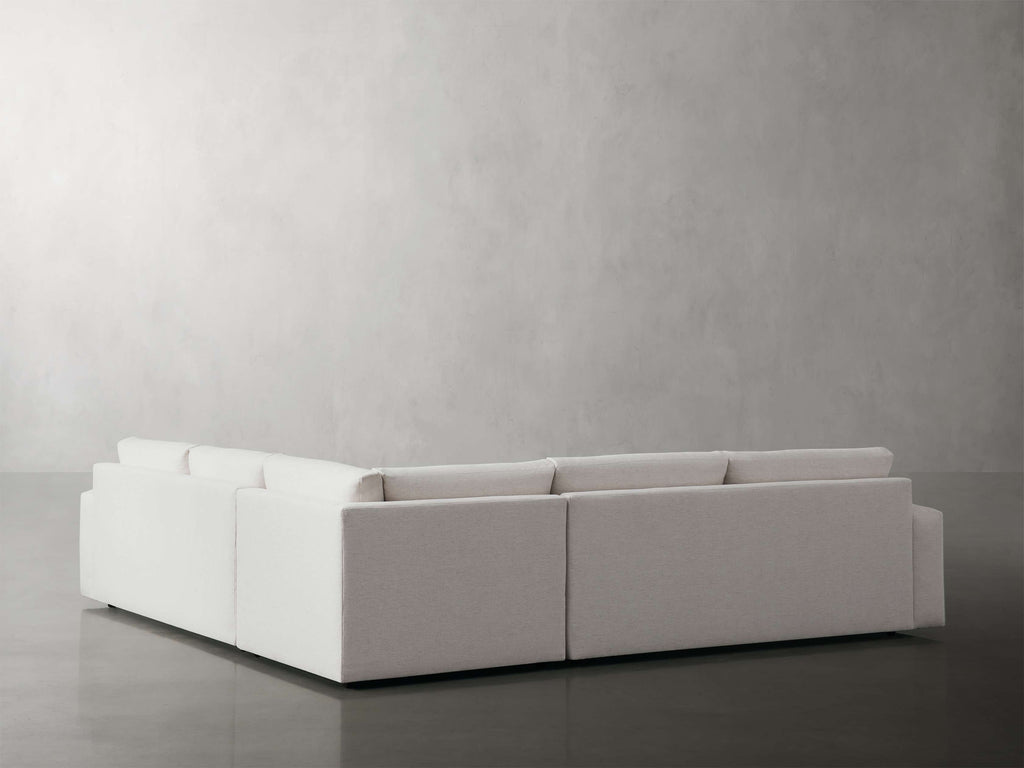 Kipton Wide Arm Three-Piece Corner Sectional