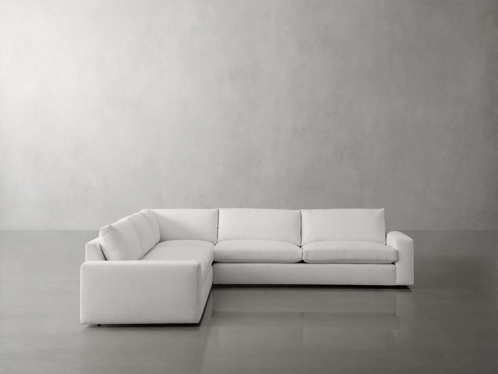 Kipton Wide Arm Three-Piece Corner Sectional