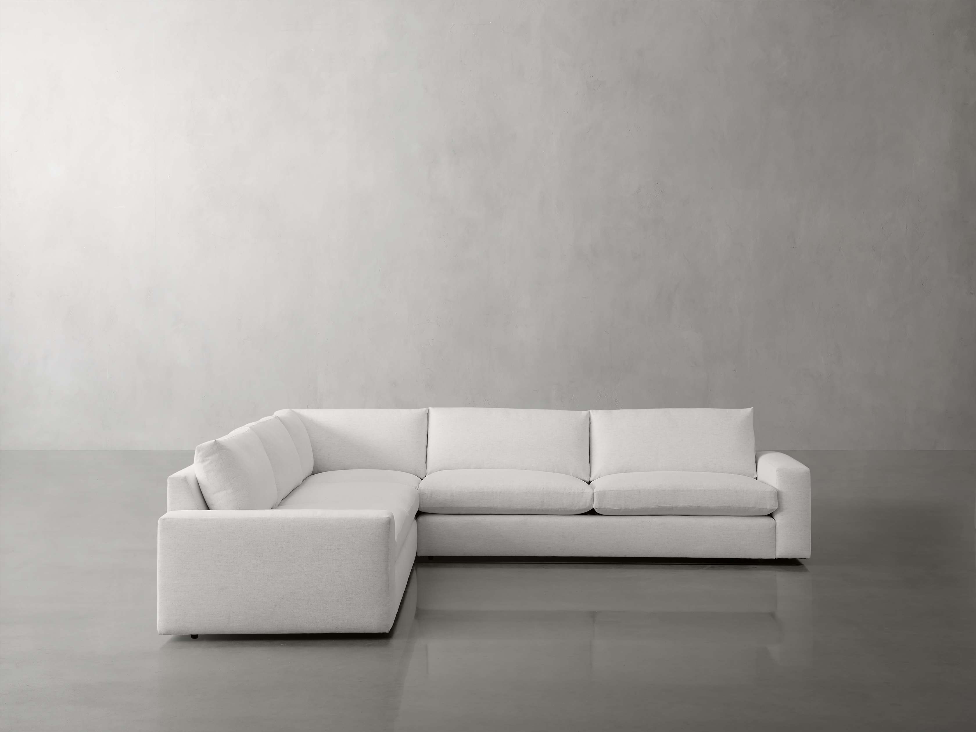 Kipton Wide Arm Three-Piece Corner Sectional