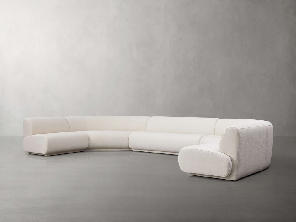 Gianni Five Piece Curved Sectional