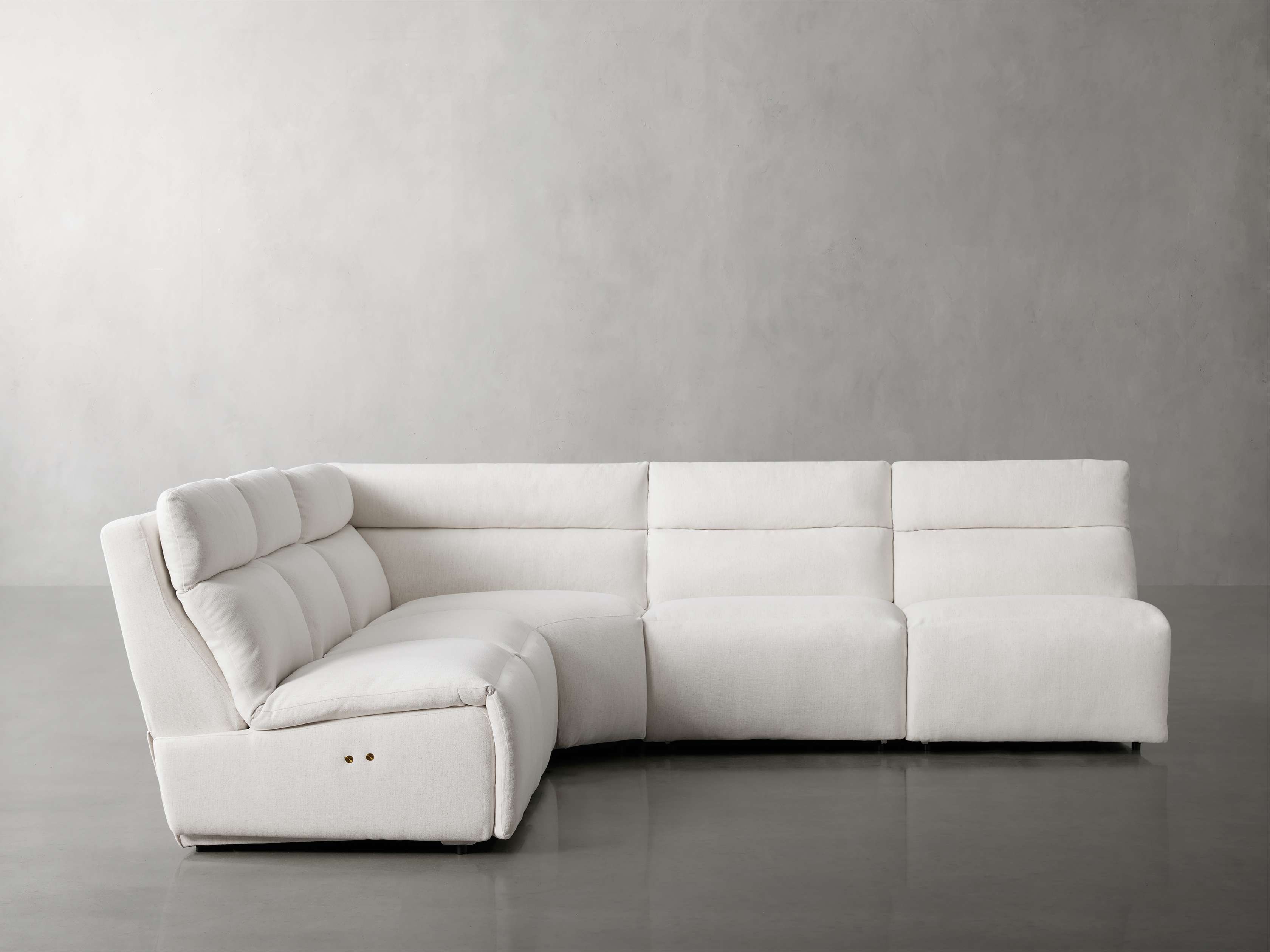 Rowland Tailored Five Piece Armless Motion Corner Sectional