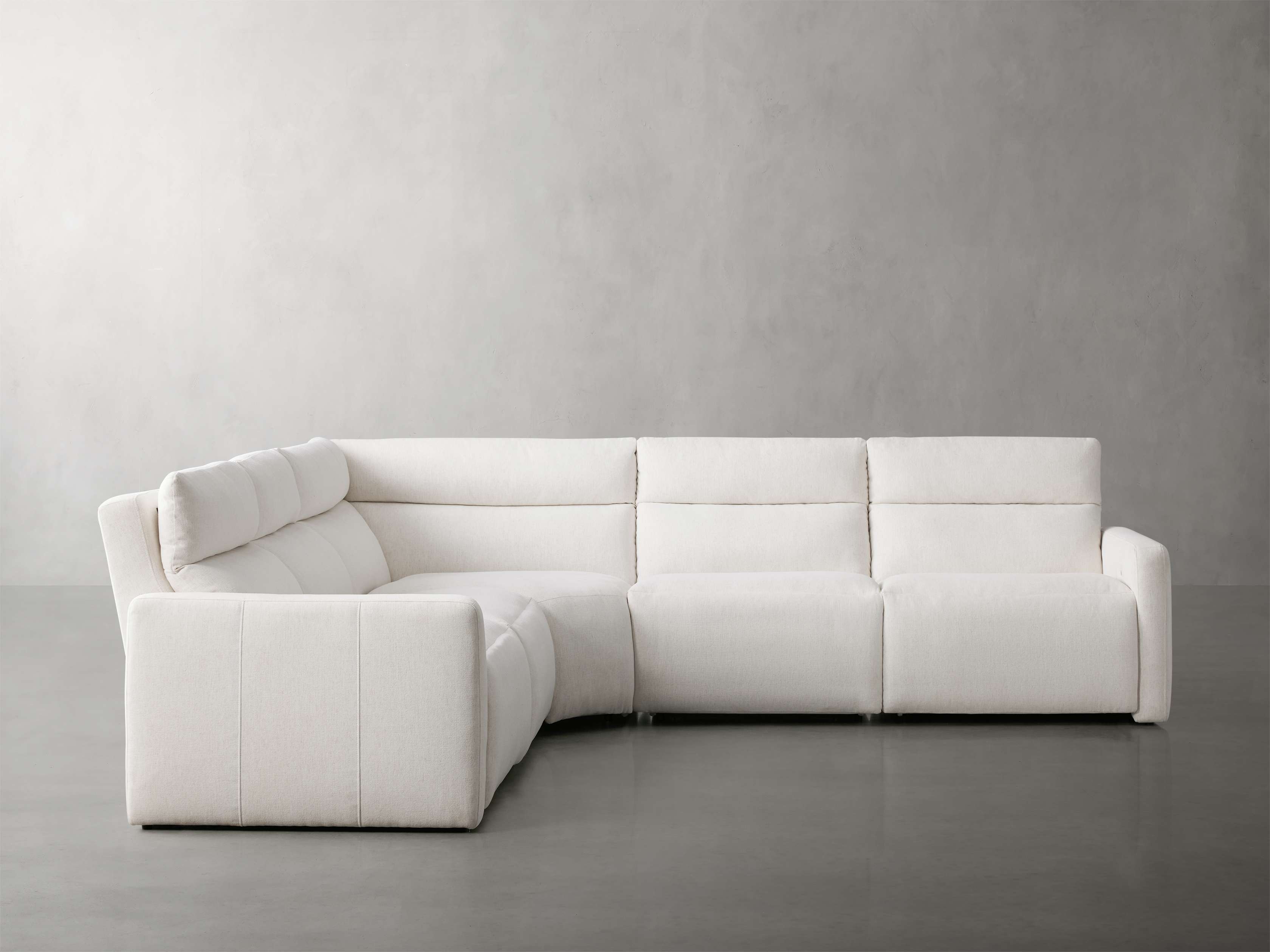 Rowland Tailored Five-Piece Motion Corner Sectional