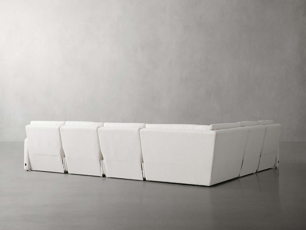 Rowland Tailored Six-Piece Motion Sectional