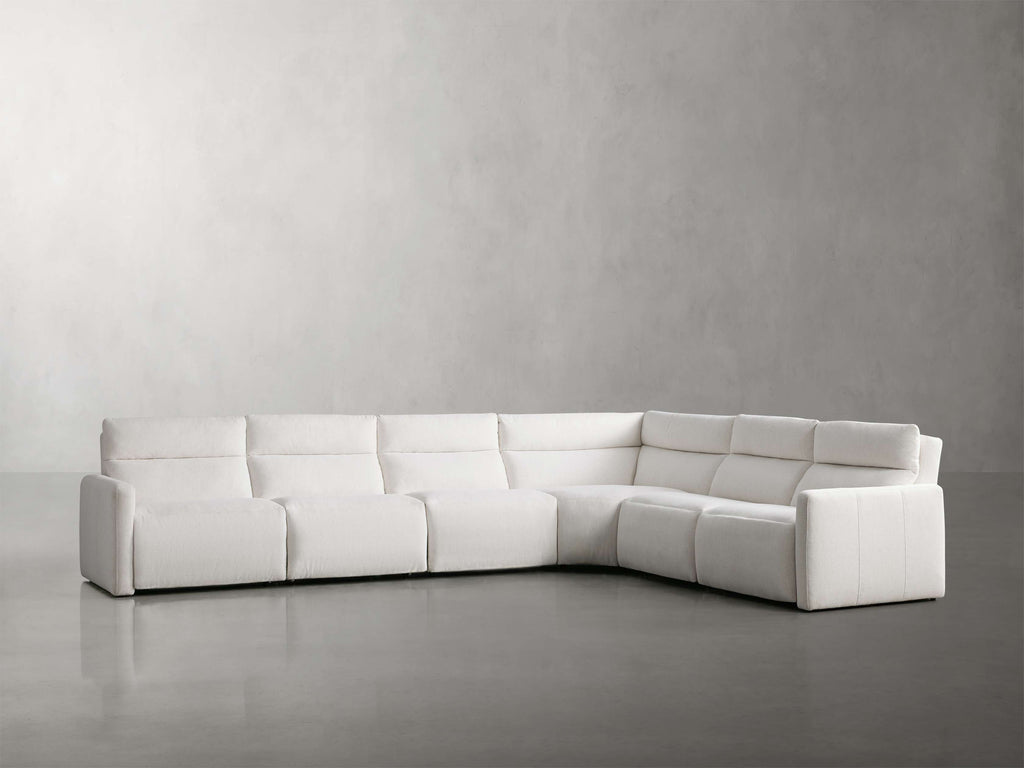 Rowland Tailored Six-Piece Motion Sectional