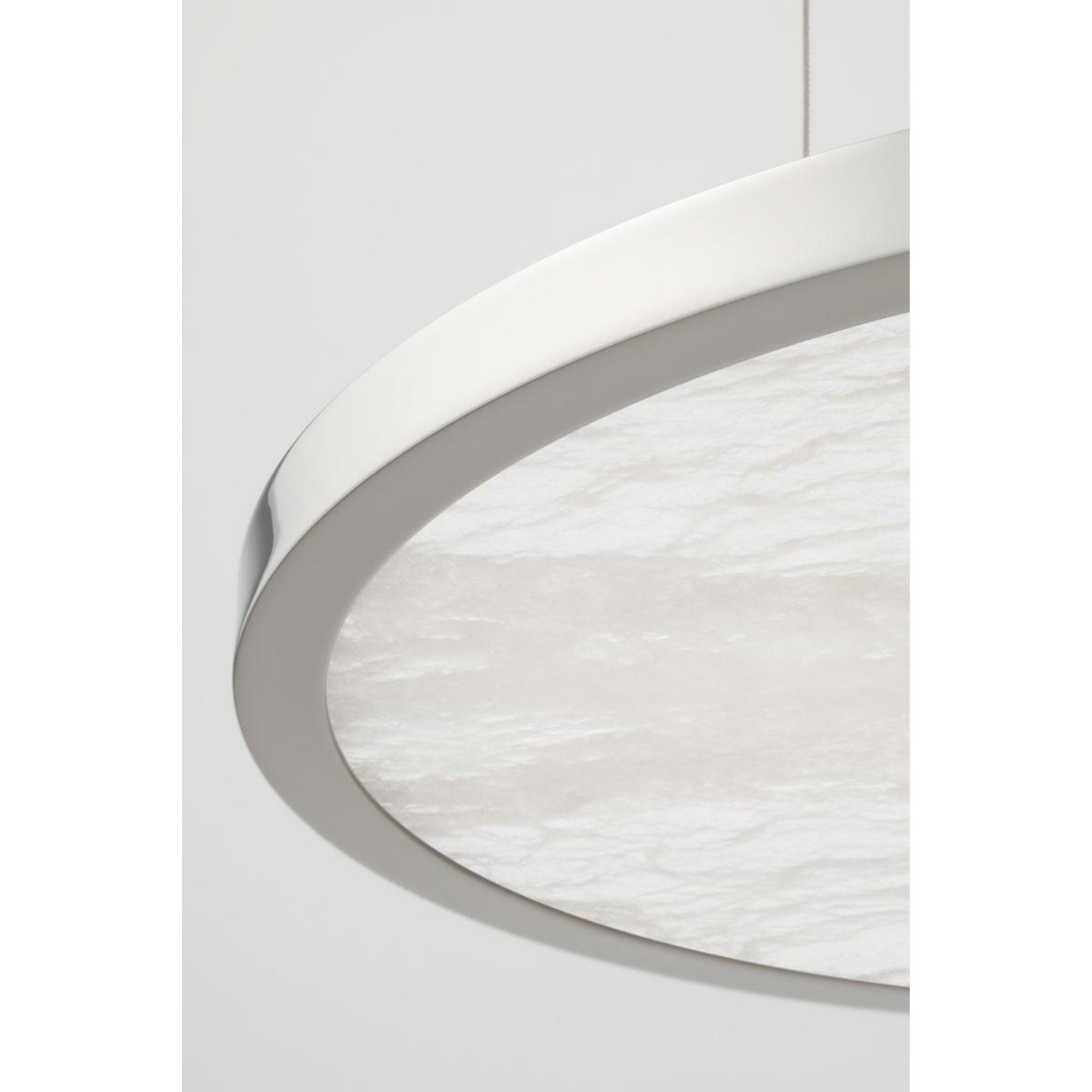 Eastport 1-Light Chandelier in Polished Nickel 36L x 36W x 1.75H