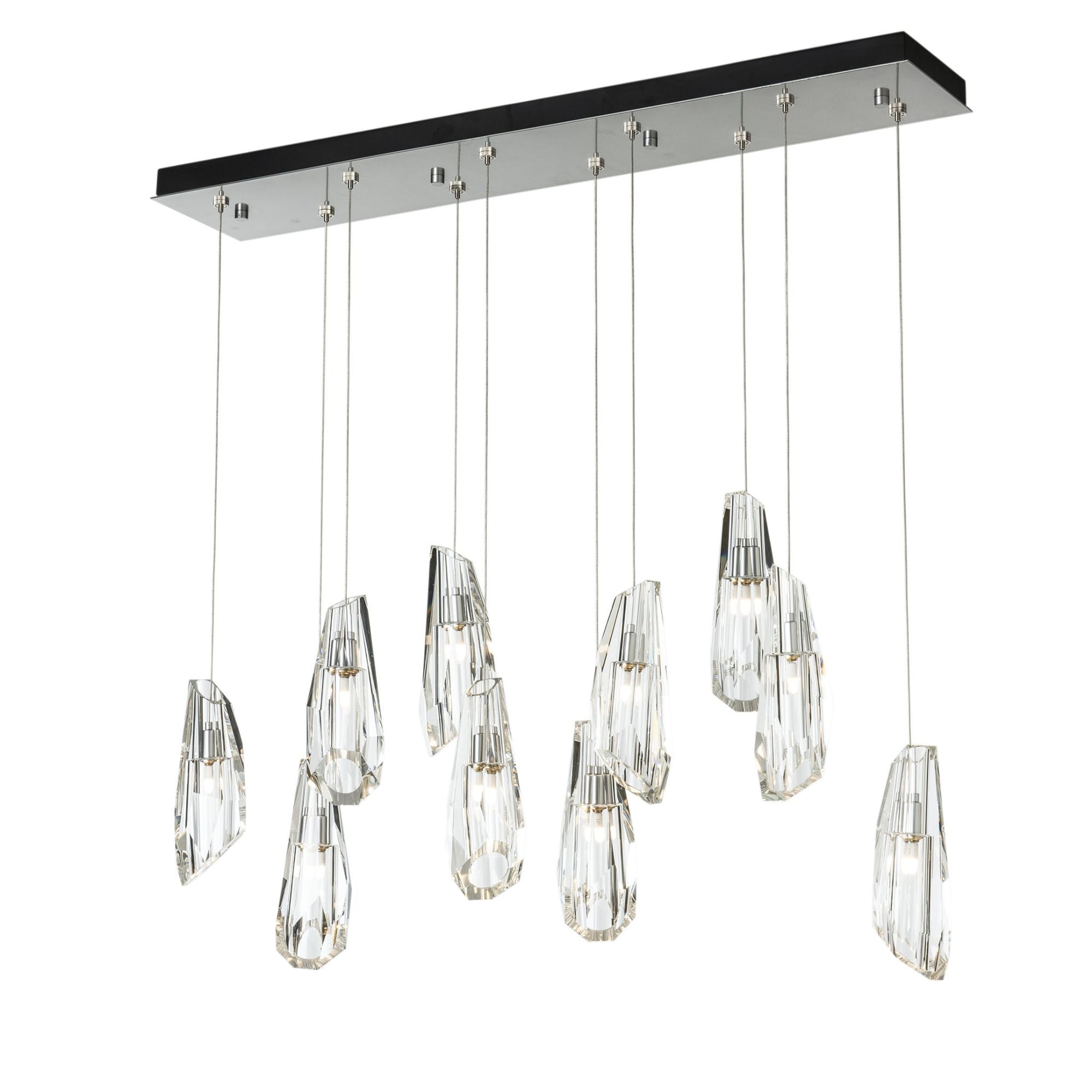 Luma 10-Light Large Crystal Pendant 10-Light Crystal in Sterling