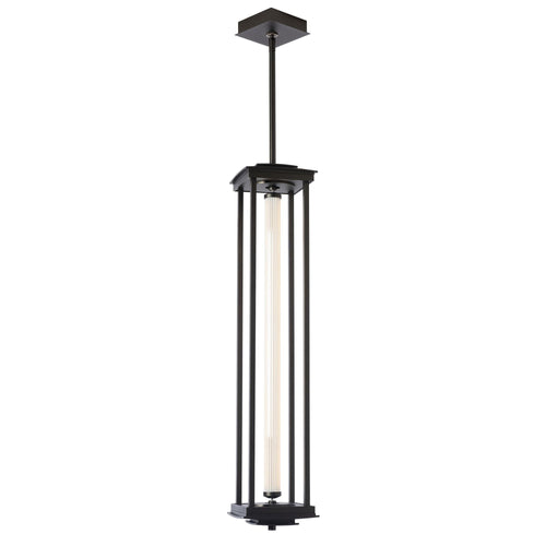 Athena 1-Light Large LED Lantern LED Clear Glass (ZM) in Oil Rubbed Bronze