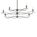 Willow 6-Light Small Chandelier 6-Light in Dark Smoke