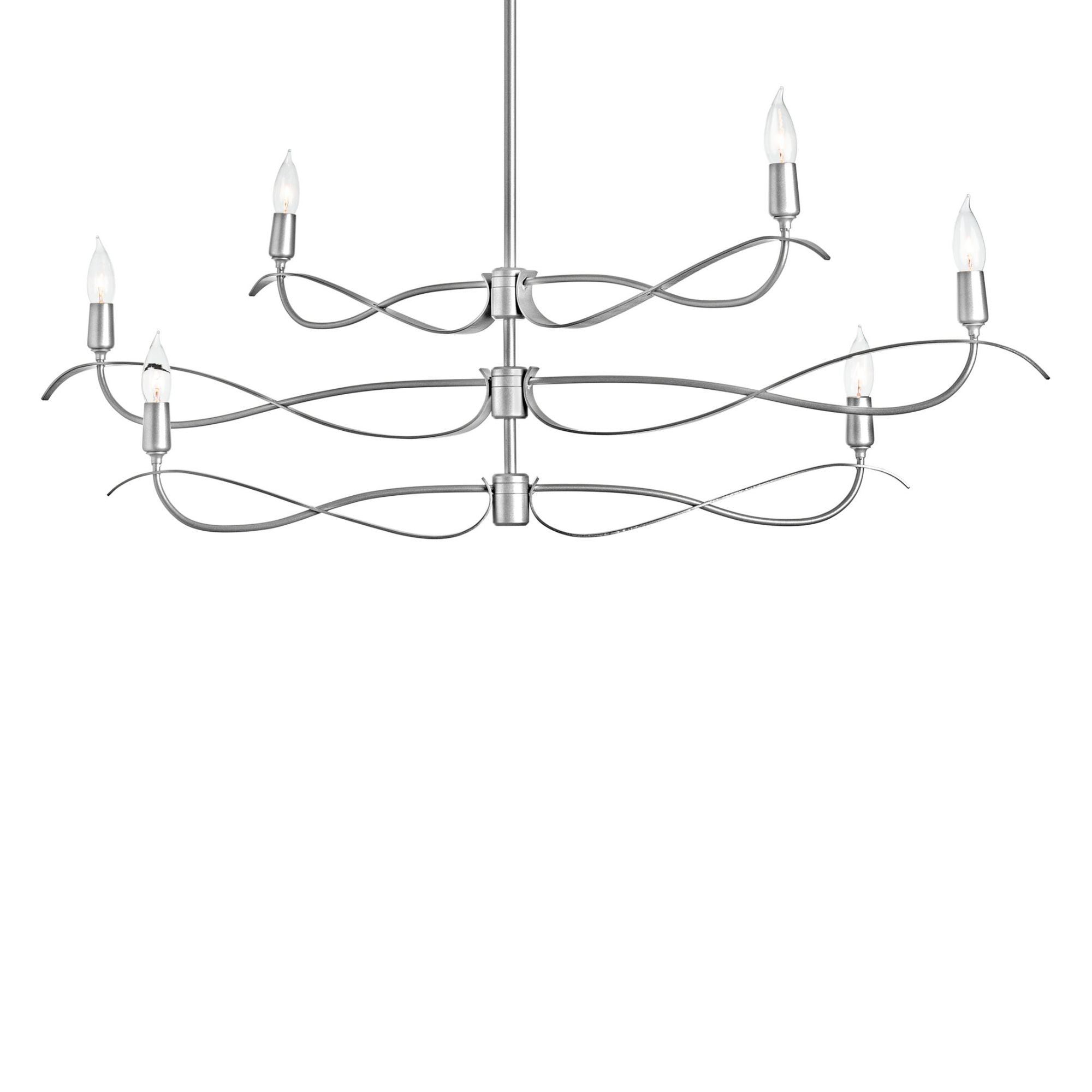 Willow 6-Light Small Chandelier 6-Light in Sterling