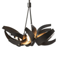 Corona Pendant 6-Light Clear Glass with Frosted Diffuser (YE) in Oil Rubbed Bronze