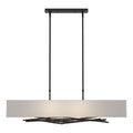 Brindille Pendant 4-Light Natural Anna Shade (SF) in Black