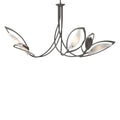 Aerial Pendant 5-Light Frosted Glass (FD) in Dark Smoke