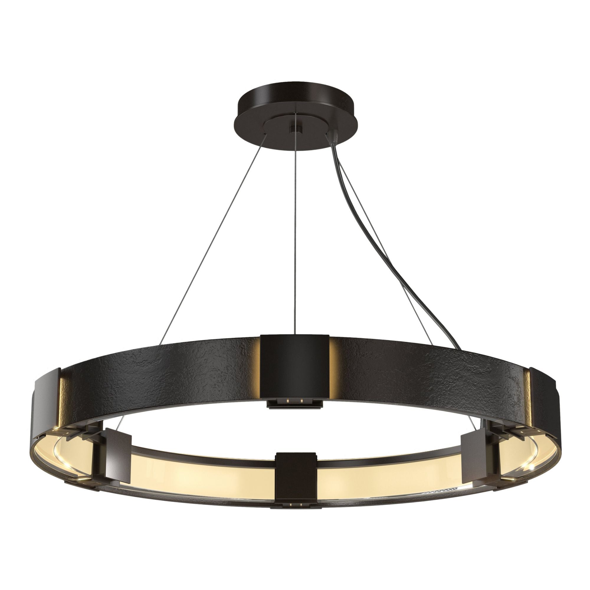 Aura Pendant 6-Light Clear Glass (ZM) in Oil Rubbed Bronze
