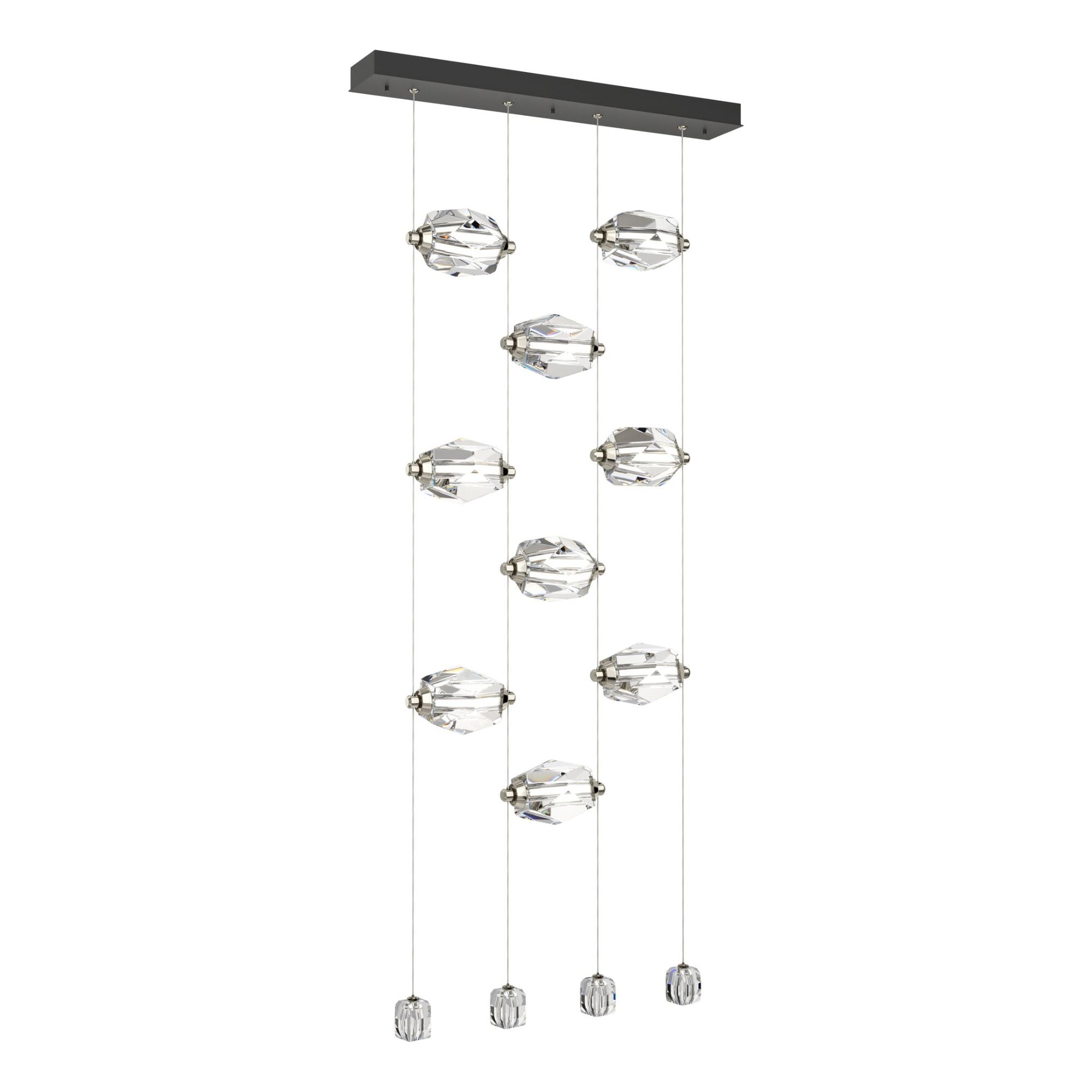 Gatsby 9-Light LED Pendant Crystal LED in Black
