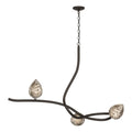 Floret Pendant 3-Light Floret Glass (CA) in Oil Rubbed Bronze