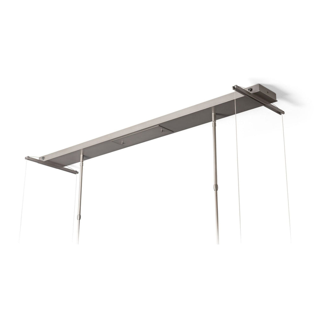 Spring LED Pendant LED Clear Bubble Glass (YG) in Dark Smoke