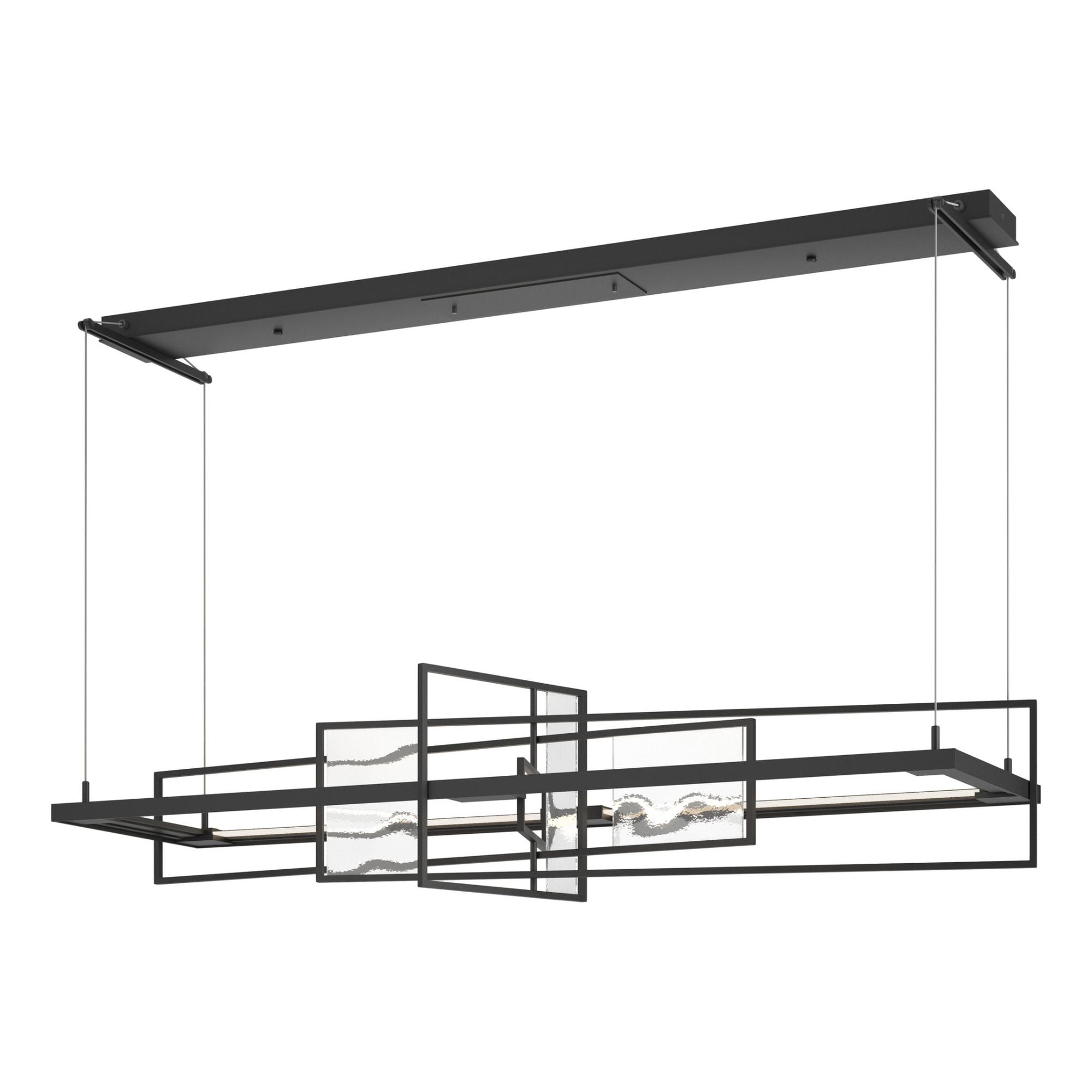 Summer LED Pendant Aqualite Glass LED in Black