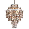 Dolcetti 13-Light Chandelier in Champagne Leaf 24W x 32H