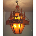 Meyda Tiffany 8 Light 49-1/2" Wide Pendant with Handmade Shade