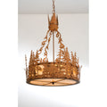 Meyda Tiffany 4 Light 22" Wide Mini Pendant with Handmade Shade