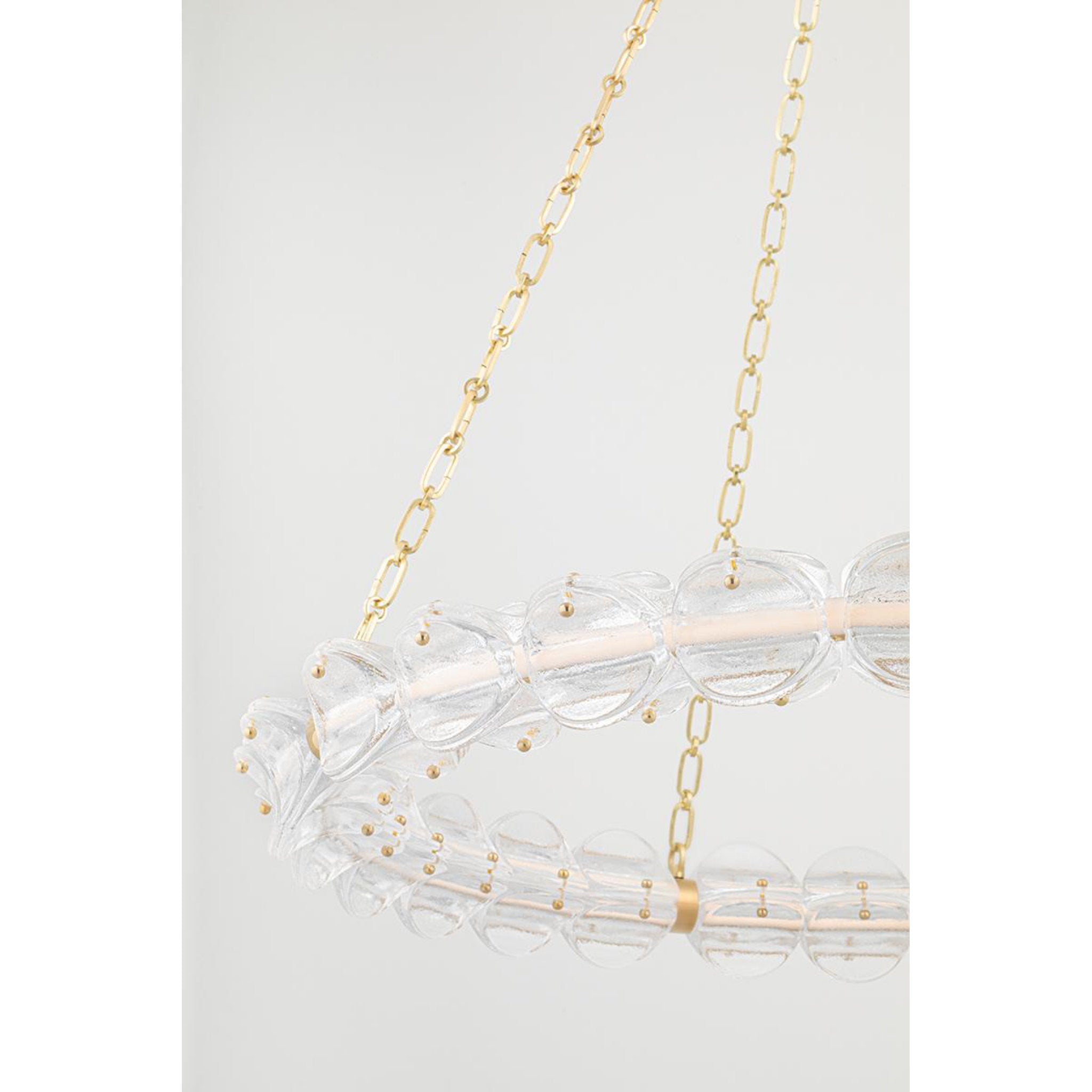Lindley 1-Light Chandelier in Polished Nickel 40L x 40W x 4.625H